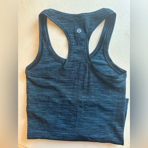Lululemon Athletica Swifty Tech Racerback Tank Top 2.0 Turquoise Tide Multi SZ 2